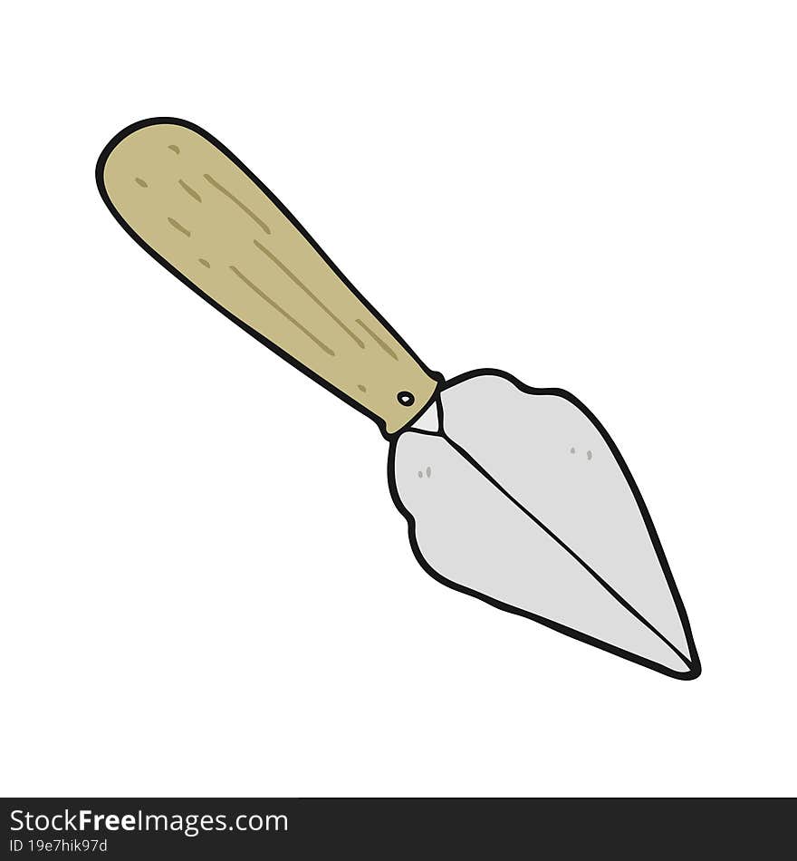 Cartoon Garden Trowel