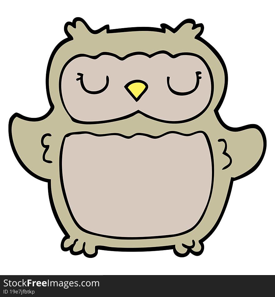 cartoon owl