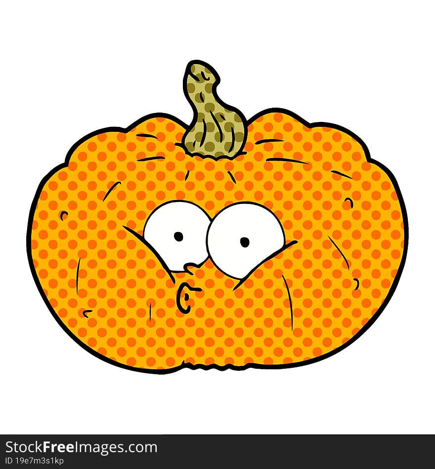 cartoon pumpkin. cartoon pumpkin