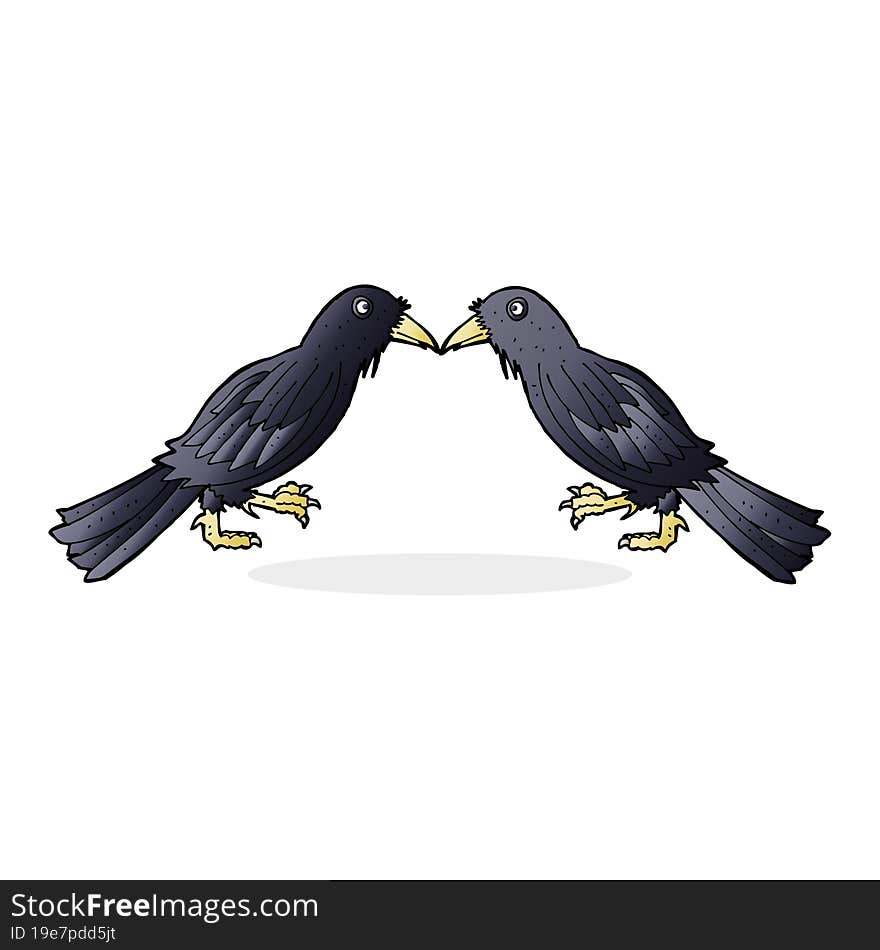 Cartoon Crows