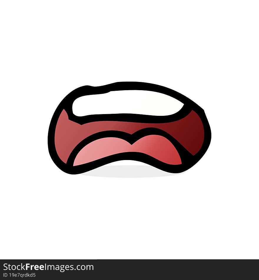 cartoon mouth