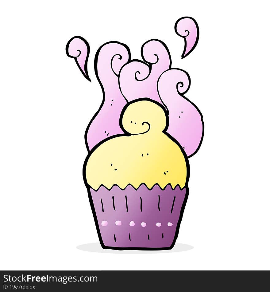 cartoon cupcake