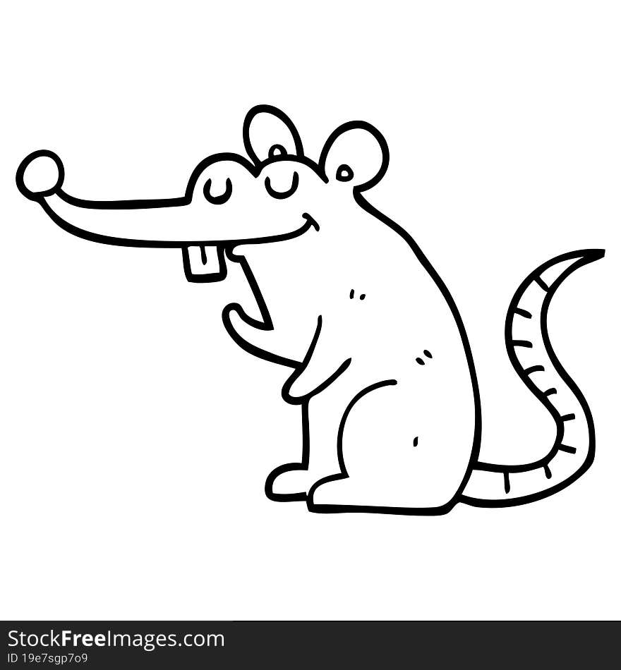 cartoon rat