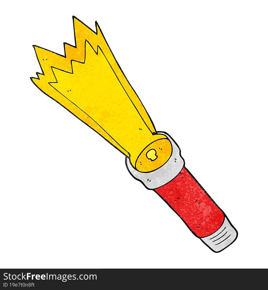 Textured Cartoon Torch