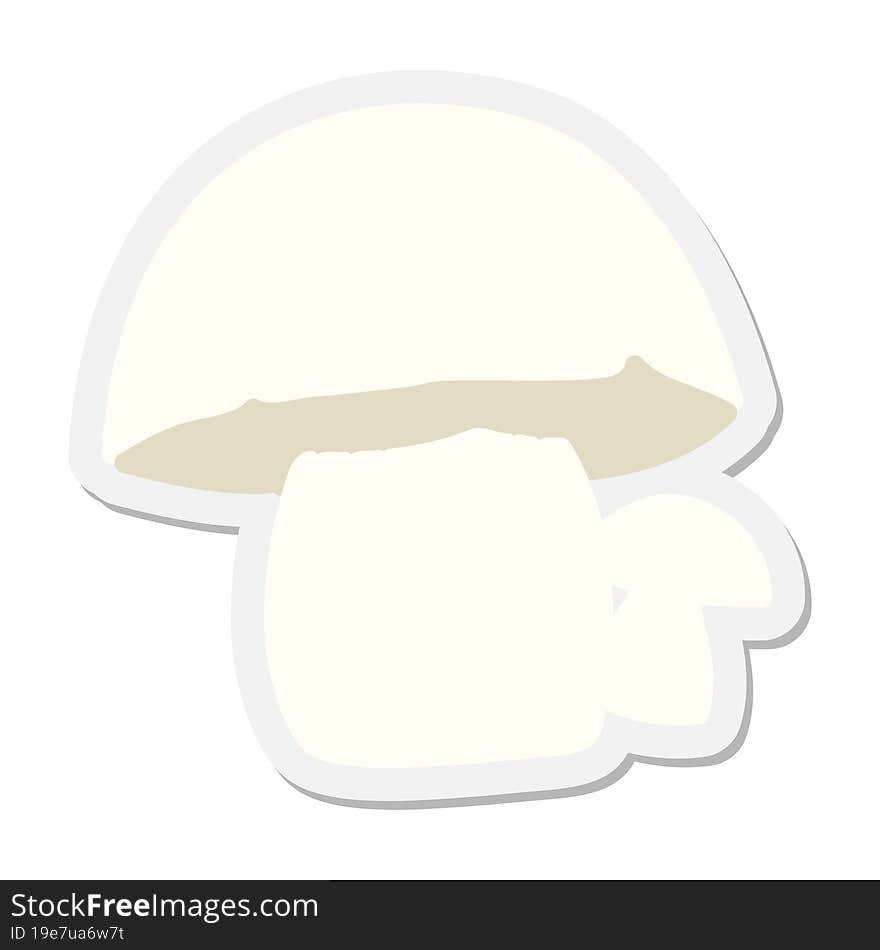 wild mushroom sticker