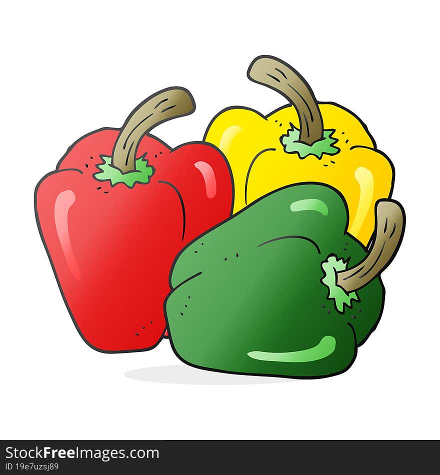 Cartoon Peppers