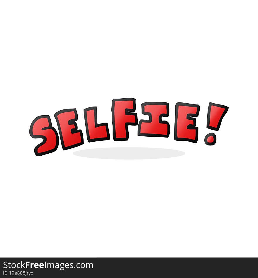 Cartoon Selfie Symbol