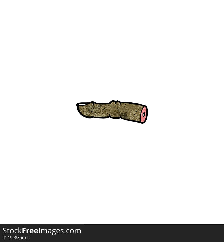 severed finger cartoon