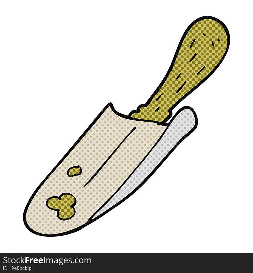 cartoon shovel