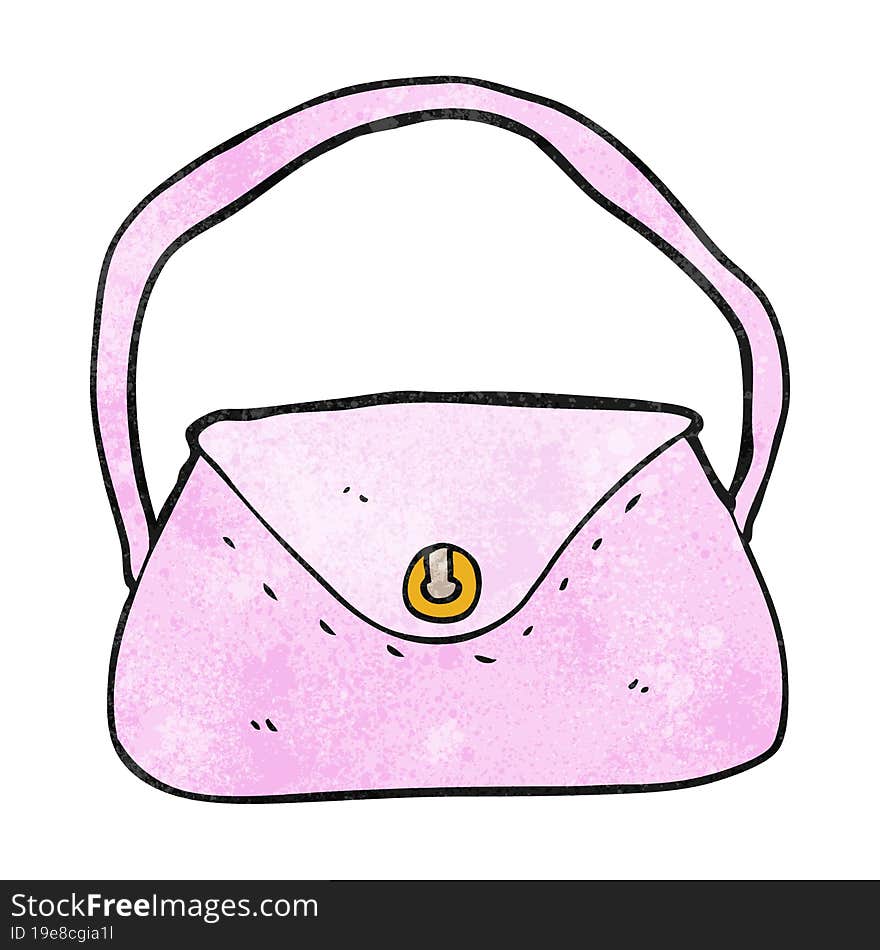 Textured Cartoon Purse