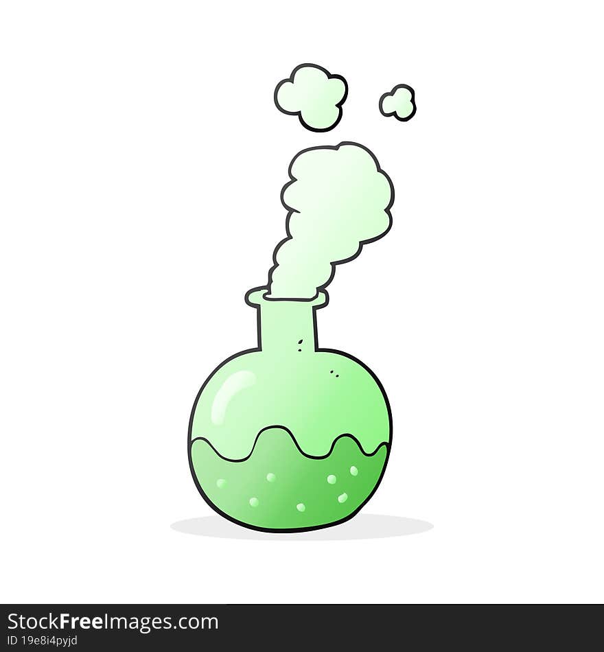 cartoon chemical reaction