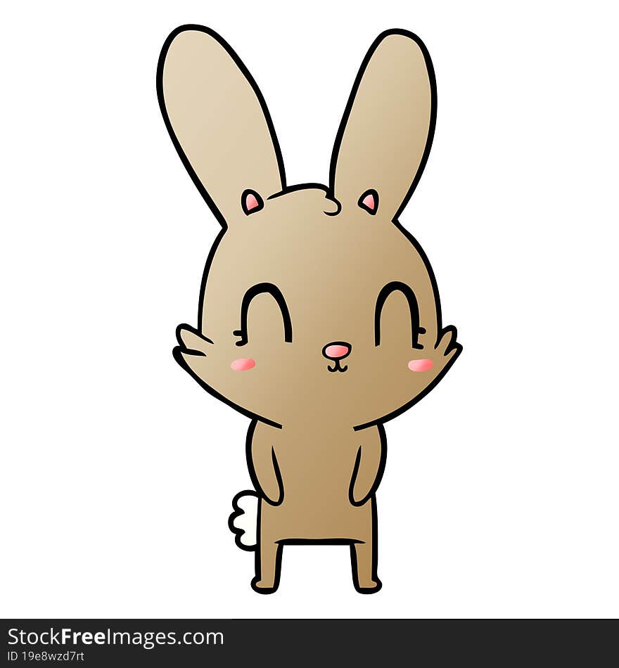 cute cartoon rabbit. cute cartoon rabbit