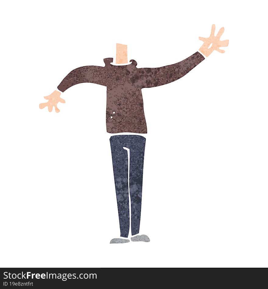 cartoon male gesturing body (mix and match cartoons or add own photo