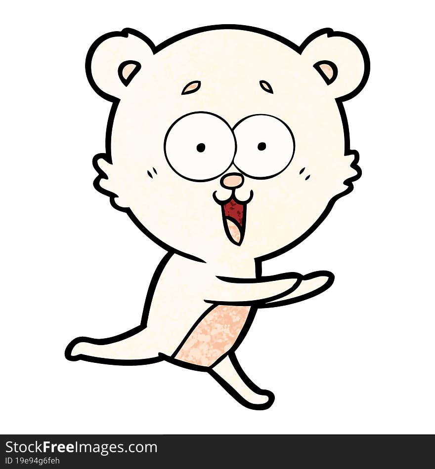 laughing teddy  bear cartoon. laughing teddy  bear cartoon