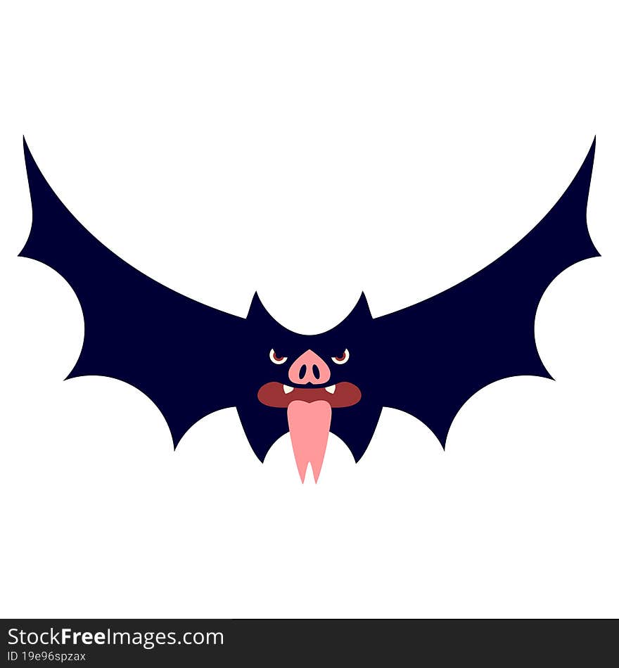 spooky halloween bat