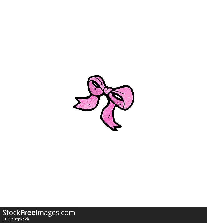 Cartoon Pink Bow