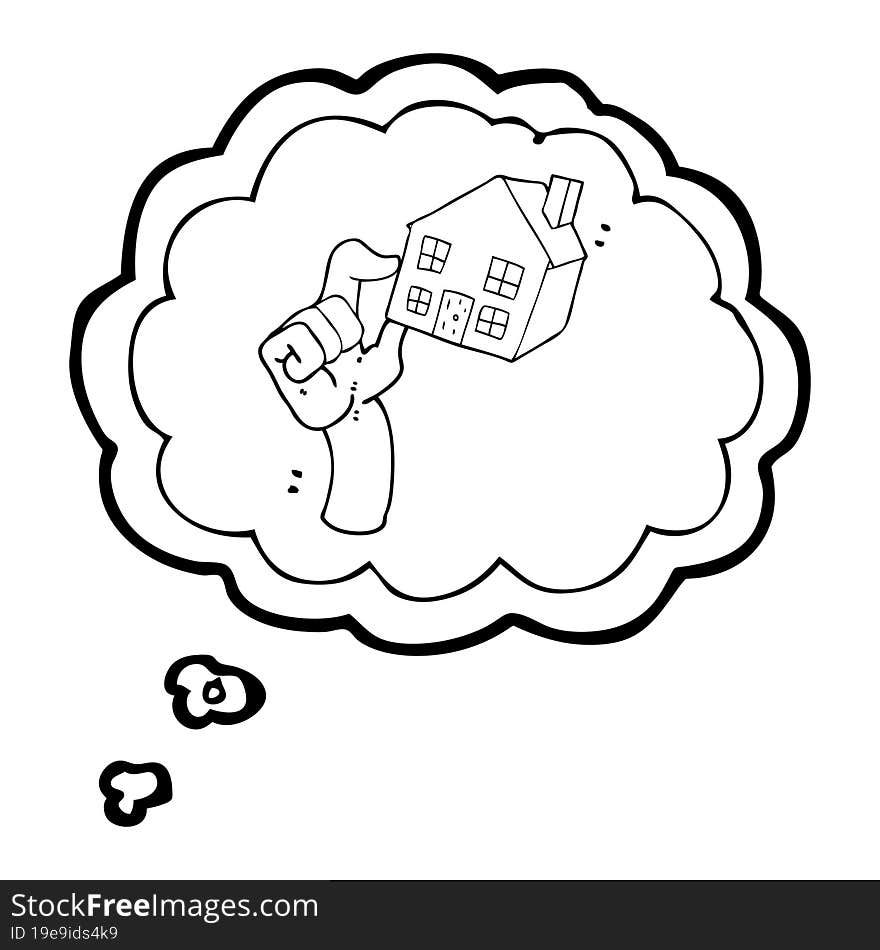 thought bubble cartoon housing market