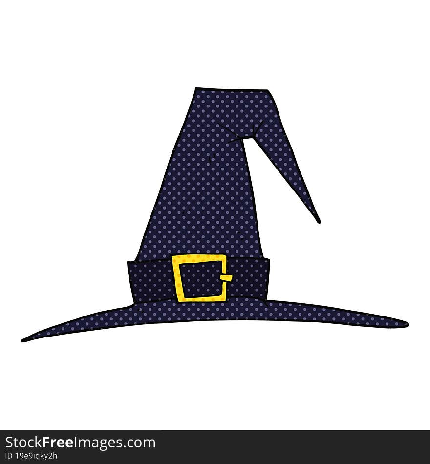 cartoon witch hat