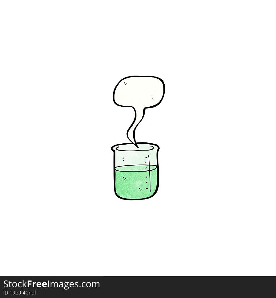 Cartoon Chemical Beaker