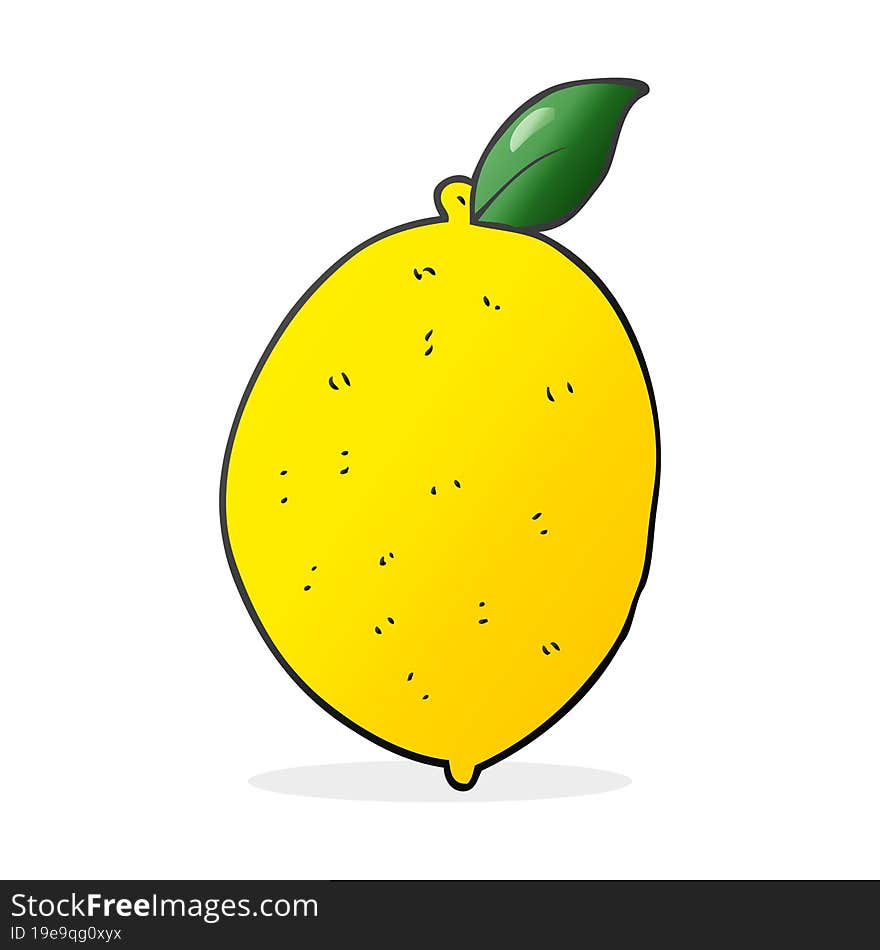 cartoon lemon