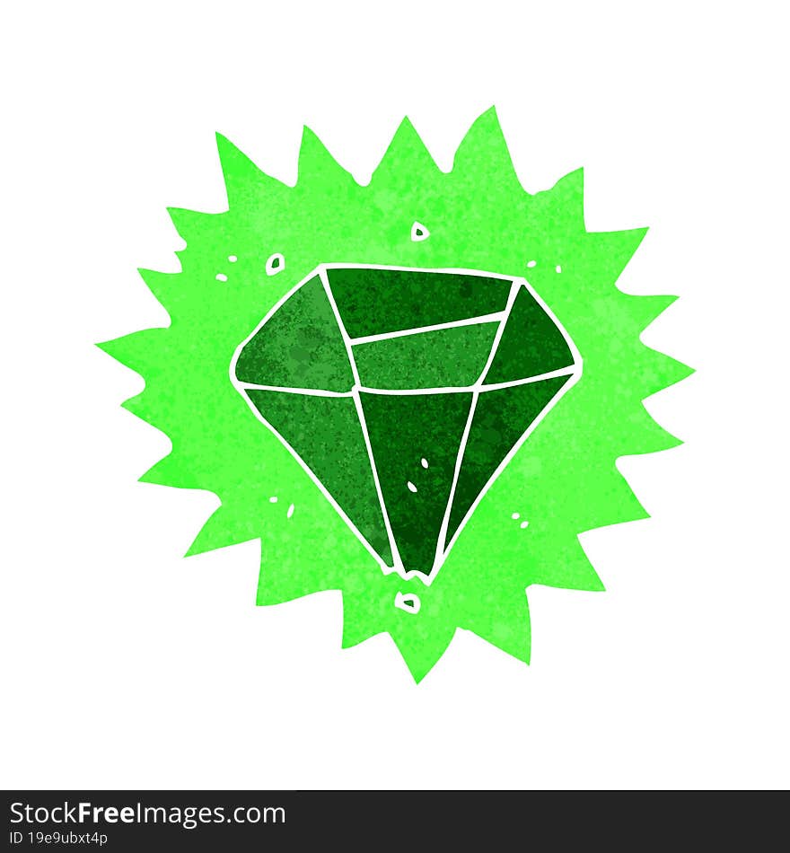 cartoon emerald