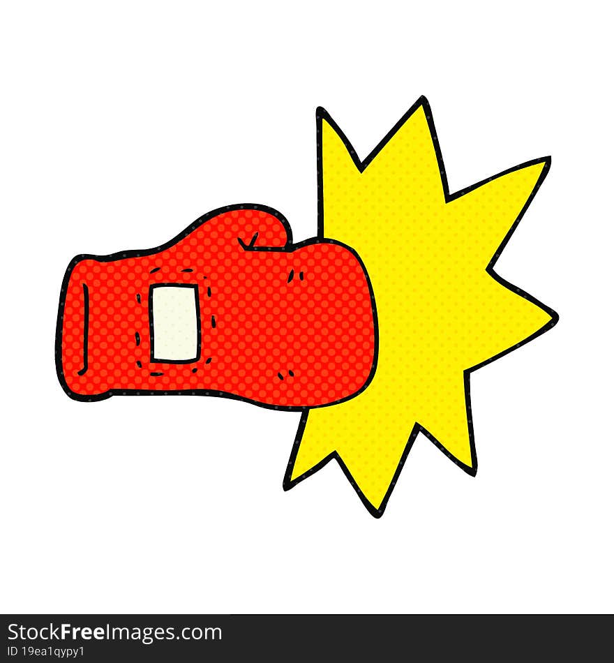 cartoon boxing glove