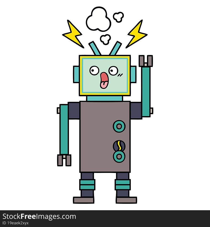 Cute Cartoon Robot