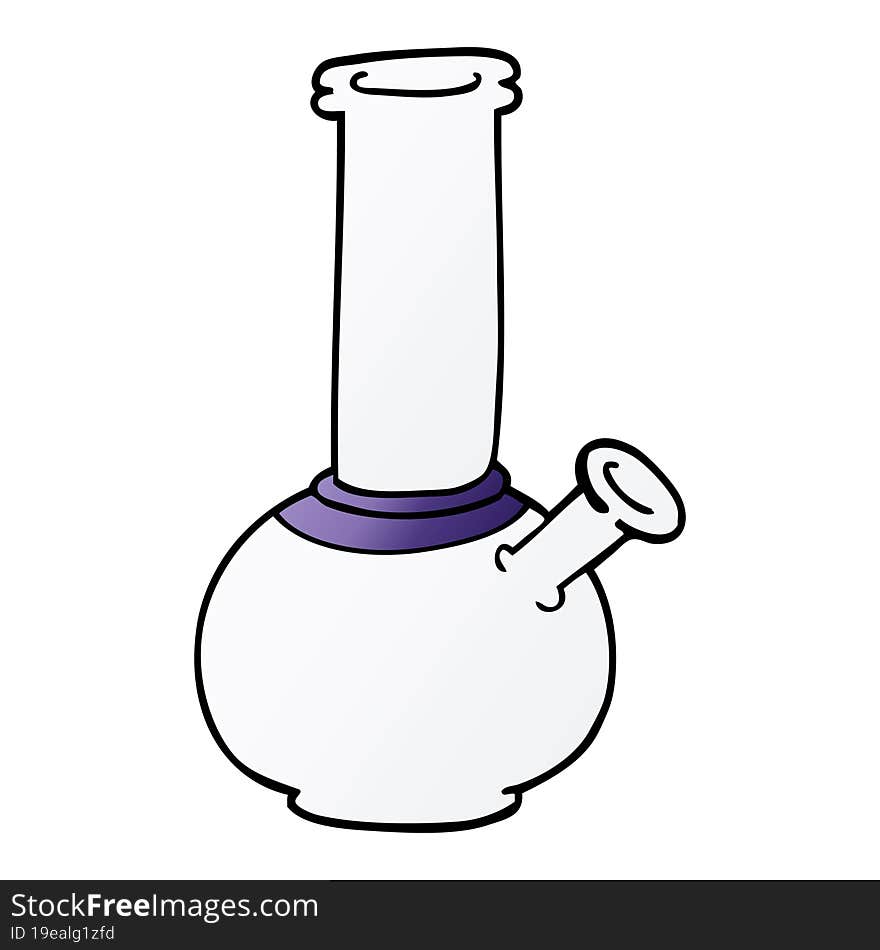 cartoon doodle bong