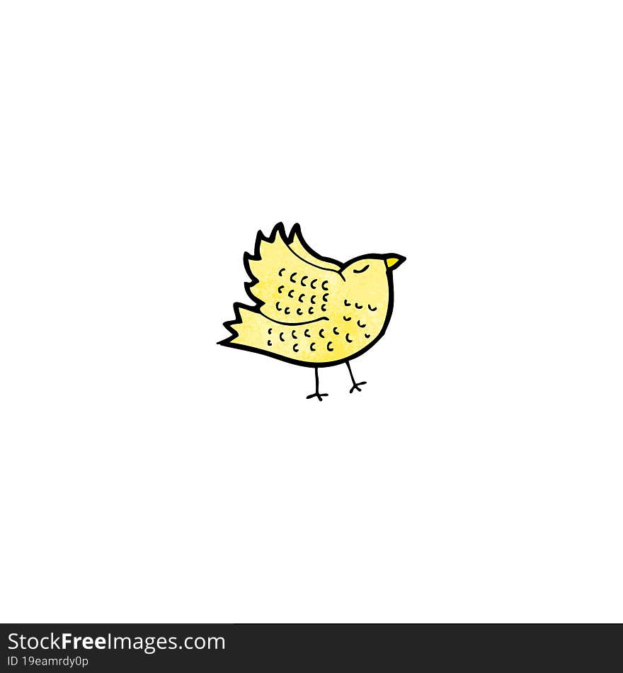 cartoon bird