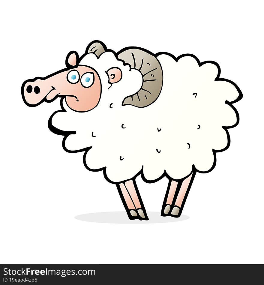 cartoon ram