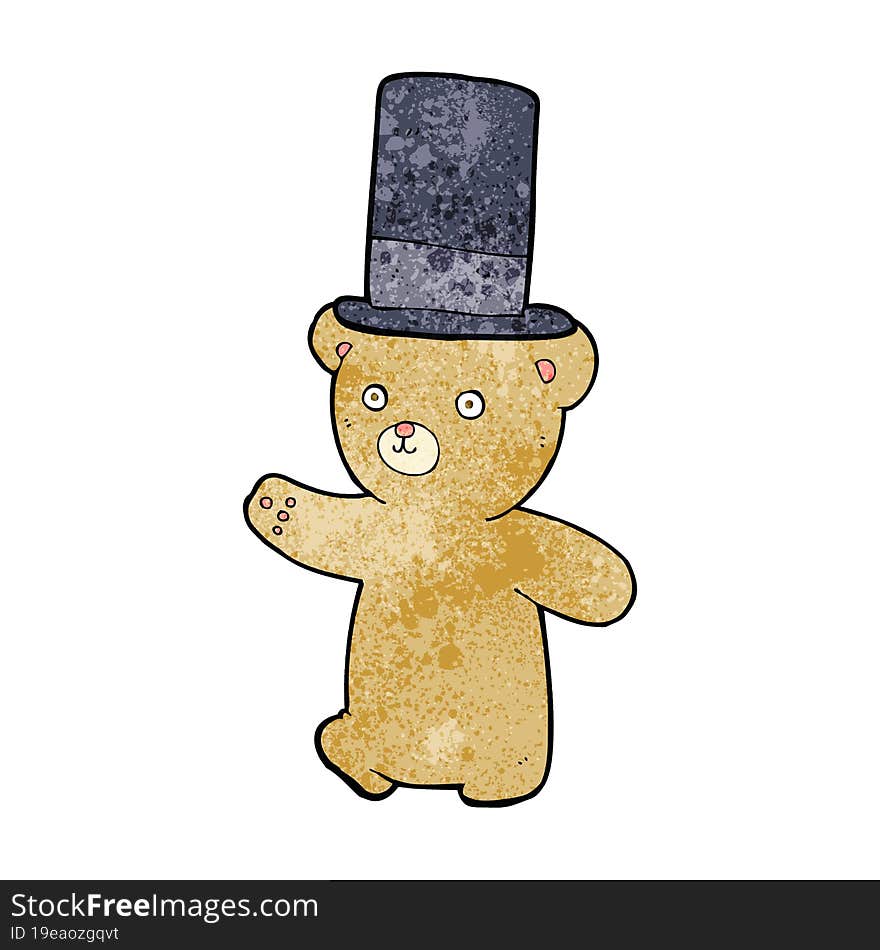 Cartoon Bear In Hat