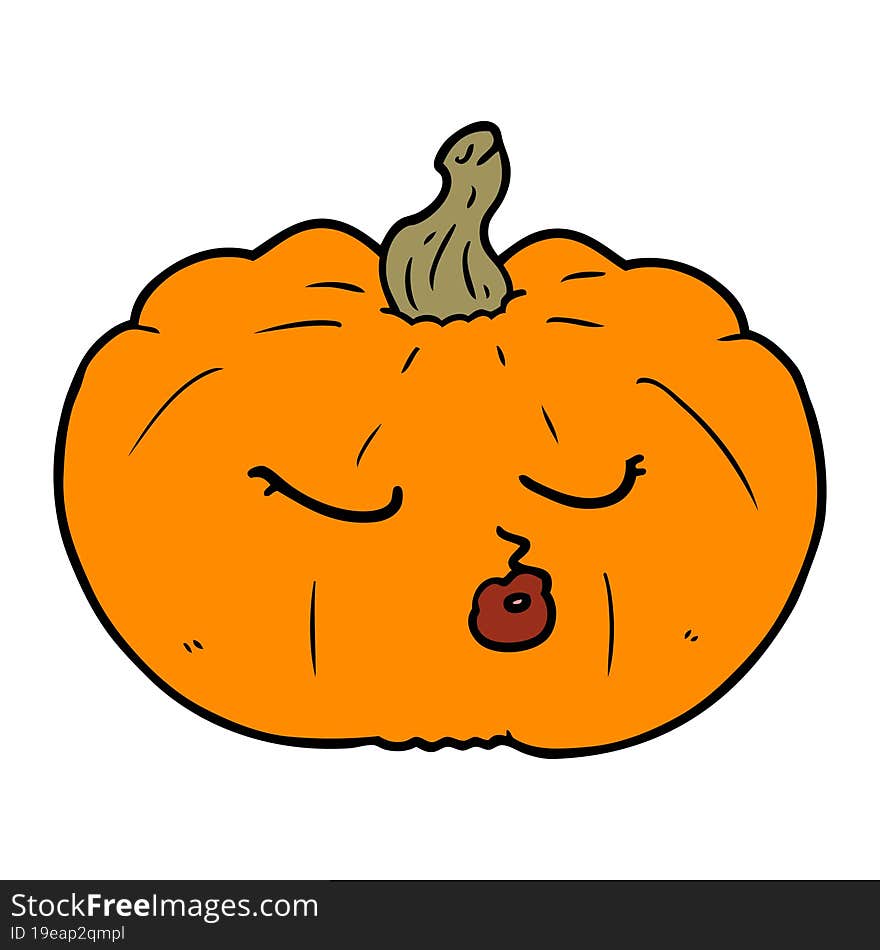 cartoon pumpkin. cartoon pumpkin