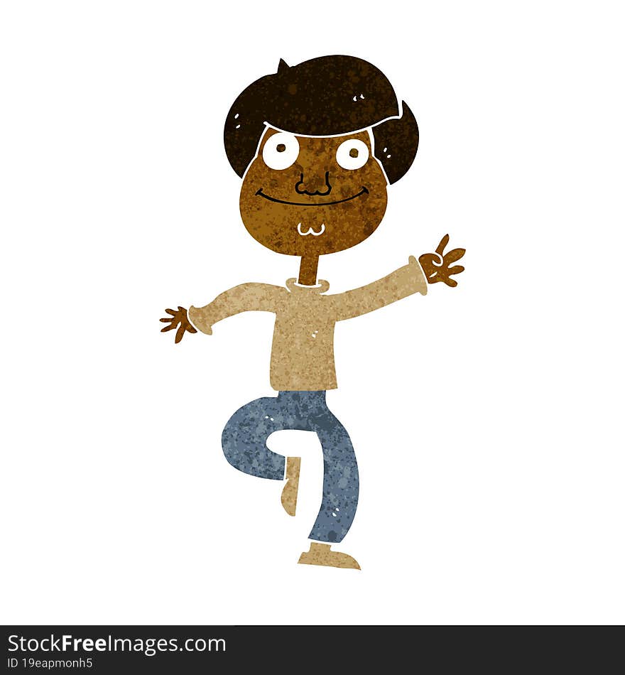 Cartoon Dancing Man