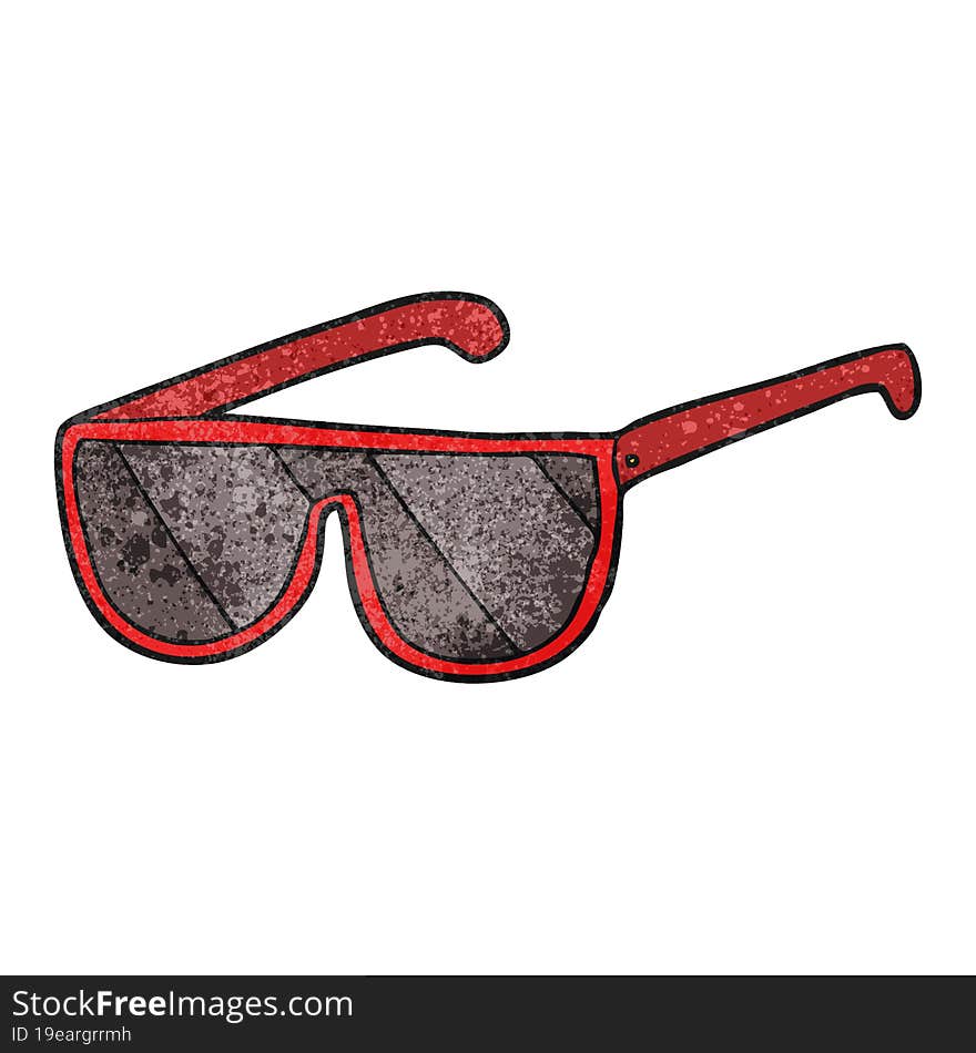 Textured Cartoon Sunglasses