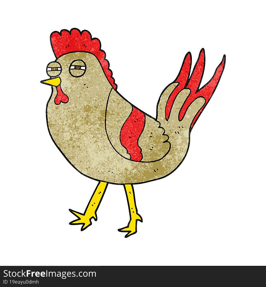 Textured Cartoon Chicken