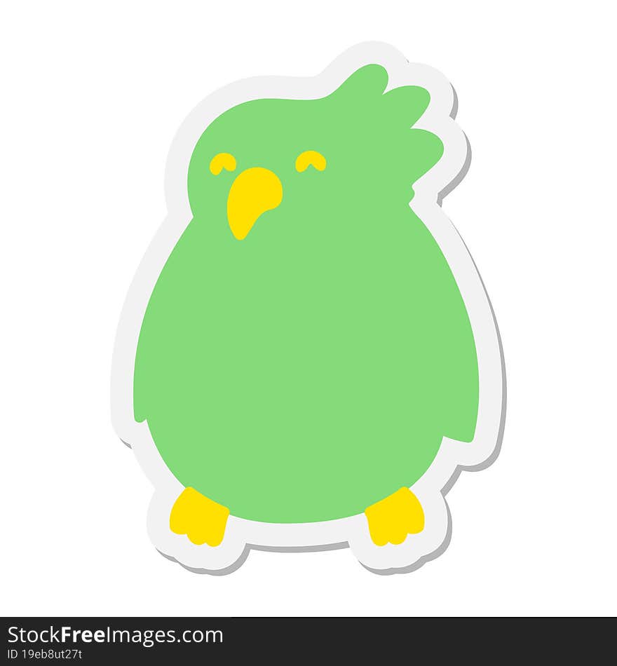 parrot sticker