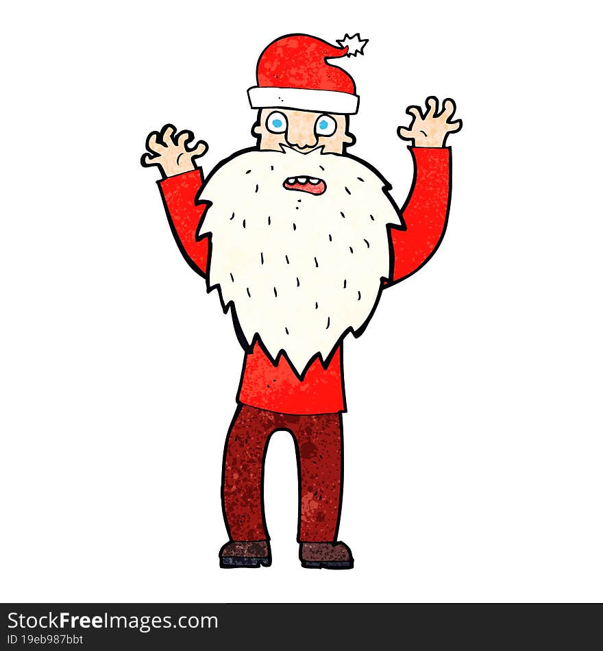 cartoon santa claus