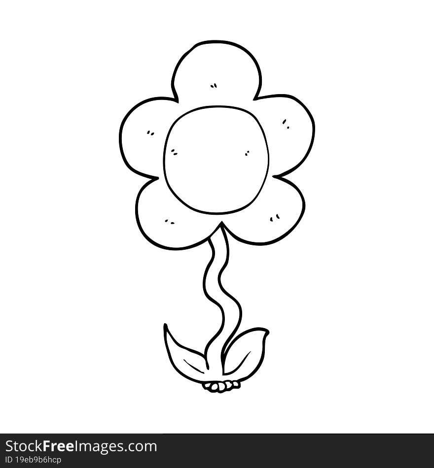 cartoon flower