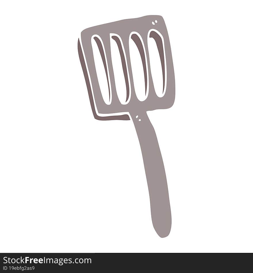 Cartoon Doodle Food Spatula