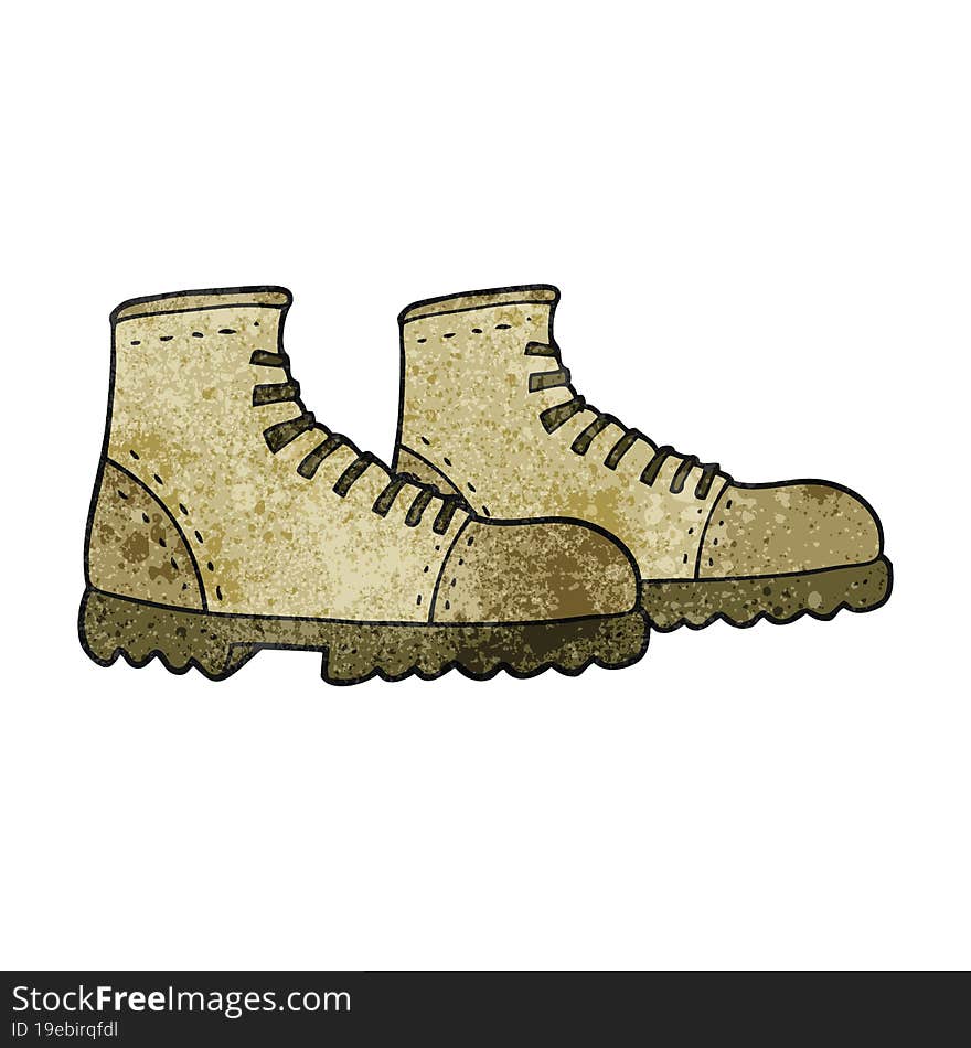 Textured Cartoon Walking Boots