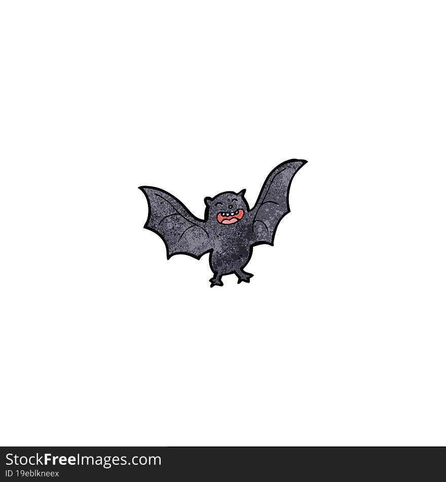 Carroon Halloween Bat