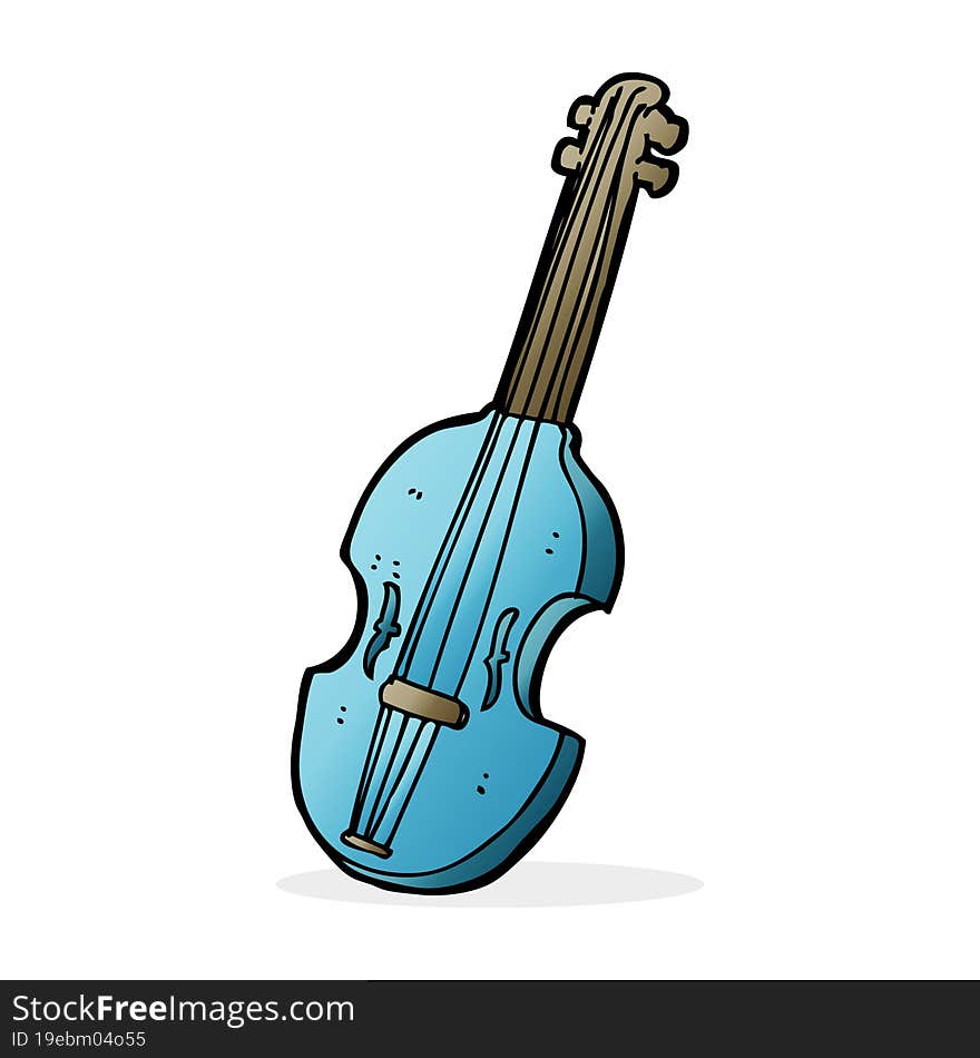 cartoon violin