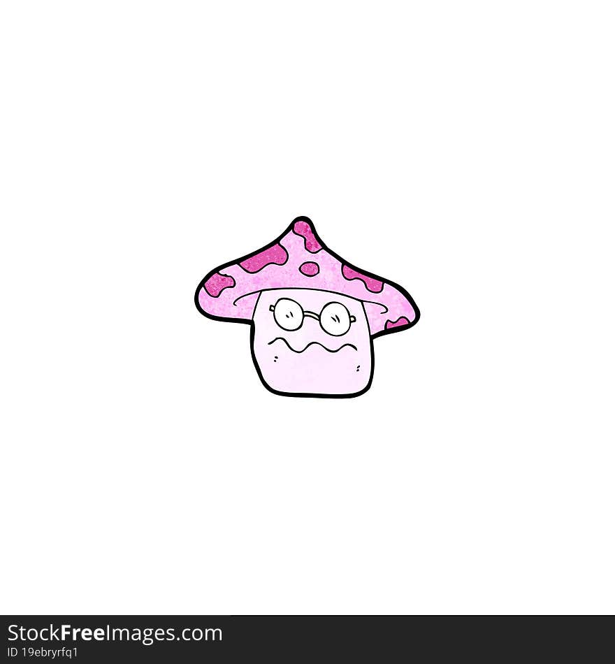 cartoon toadstool