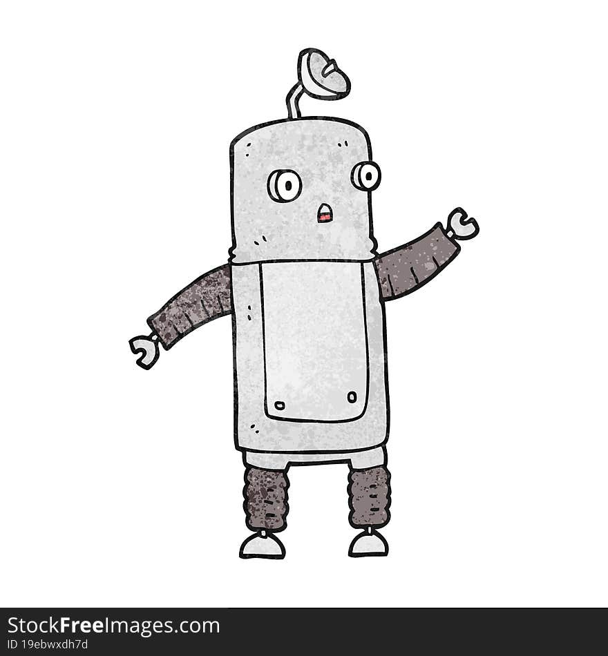 Textured Cartoon Robot