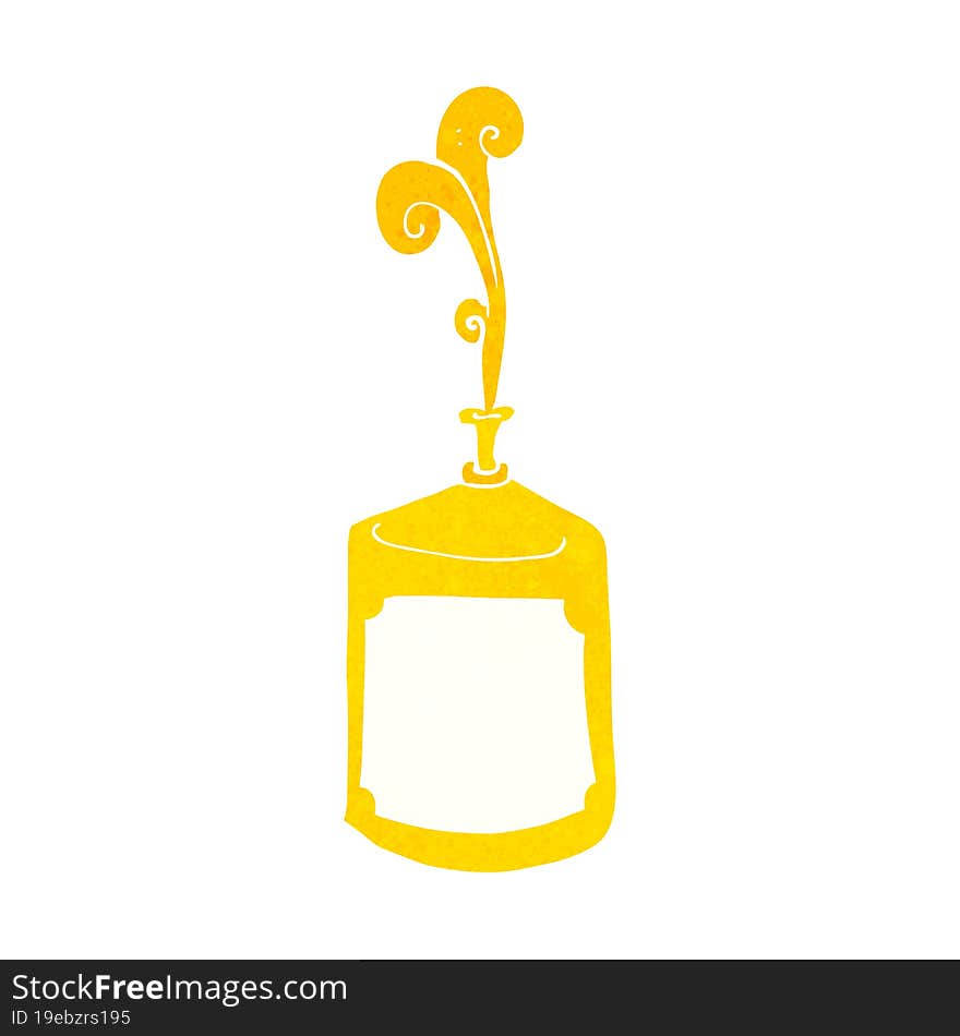 Cartoon Squirting Mustard Bottle