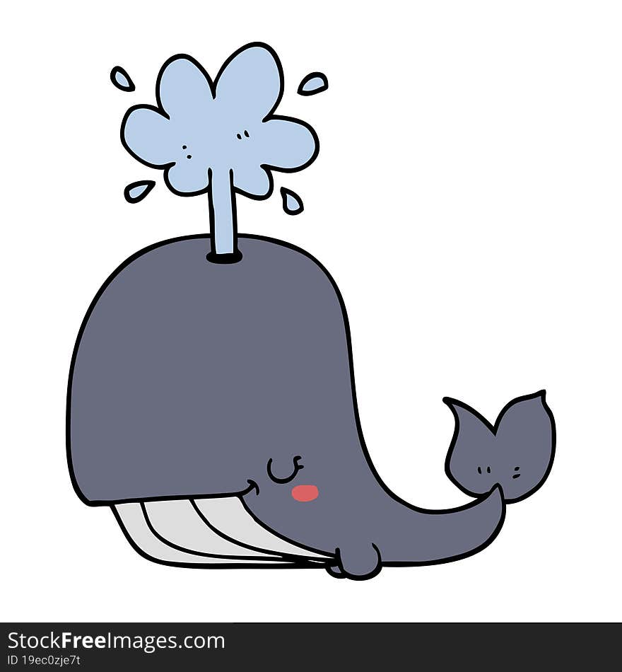 cartoon whale