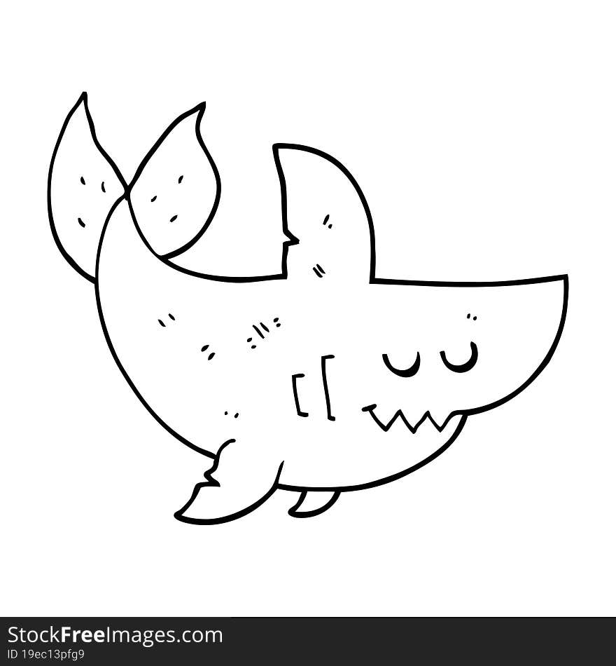 cartoon shark