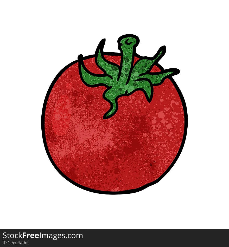 cartoon fresh tomato. cartoon fresh tomato