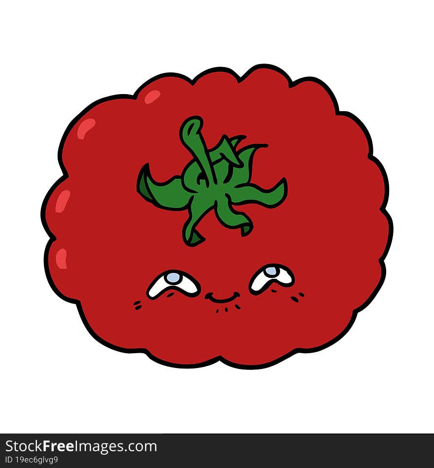 cartoon tomato. cartoon tomato