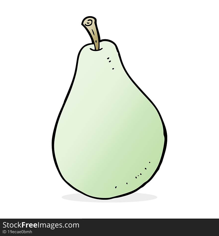 Cartoon Pear